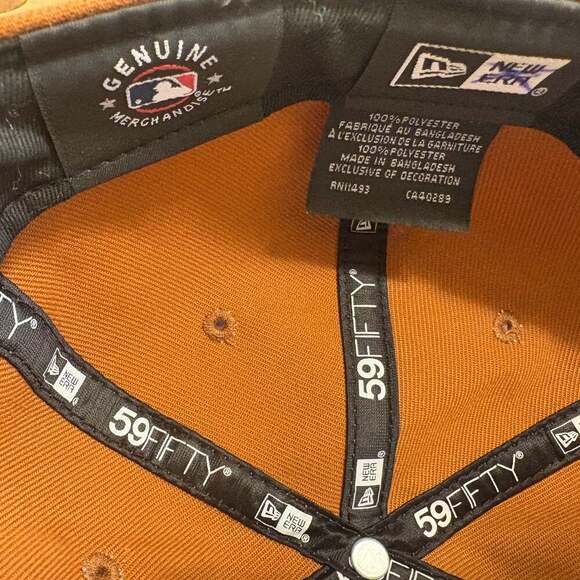 New Era San Francisco Giants Spring Color Two-Tone 9FIFTY Snapback Hat - Brown - Picture 4 of 10